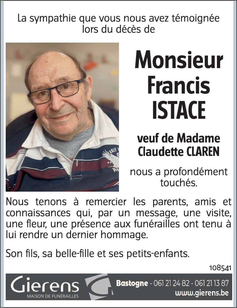 Francis ISTACE