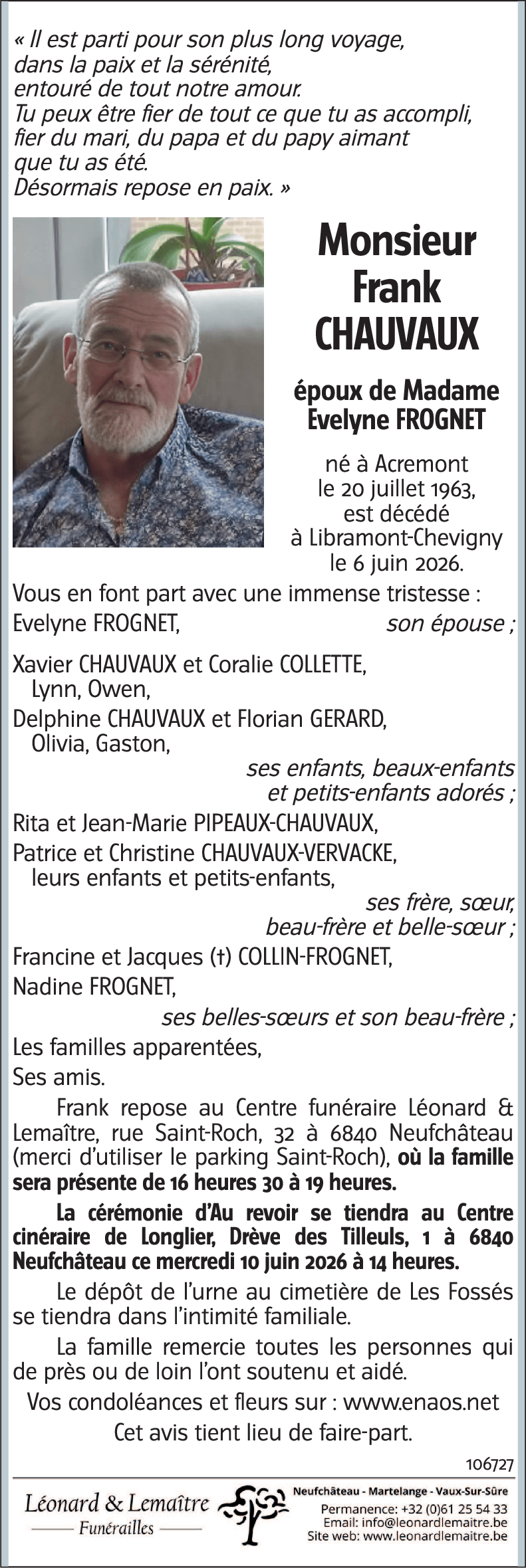 Frank CHAUVAUX