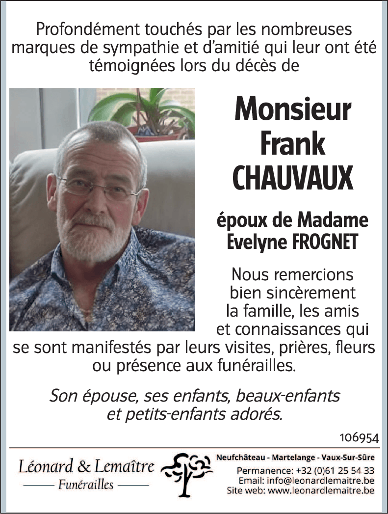 Frank CHAUVAUX