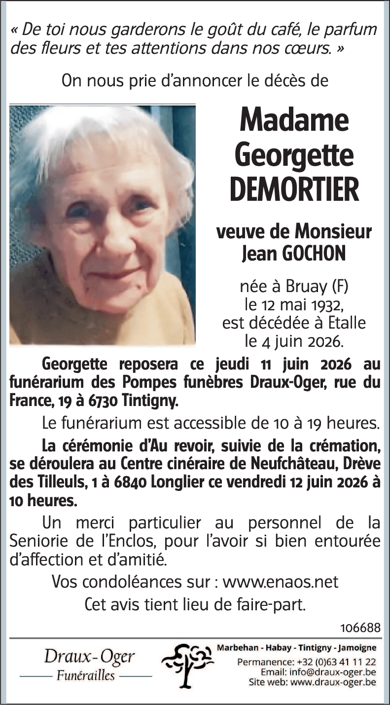 Georgette DEMORTIER