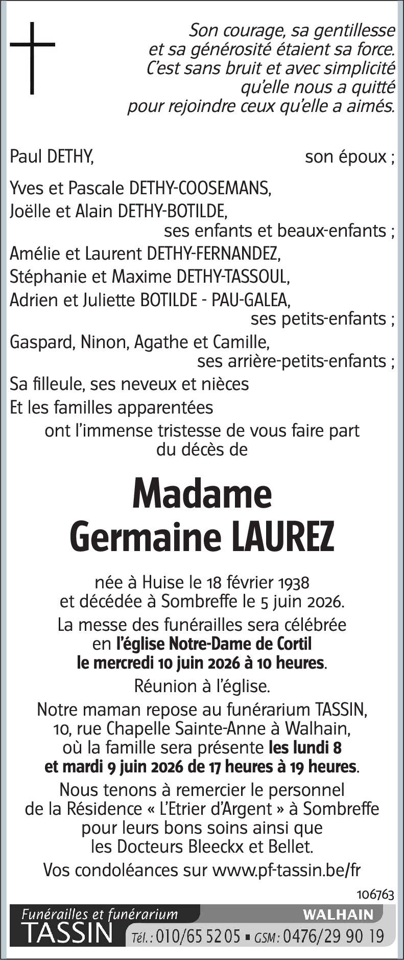 Germaine LAUREZ