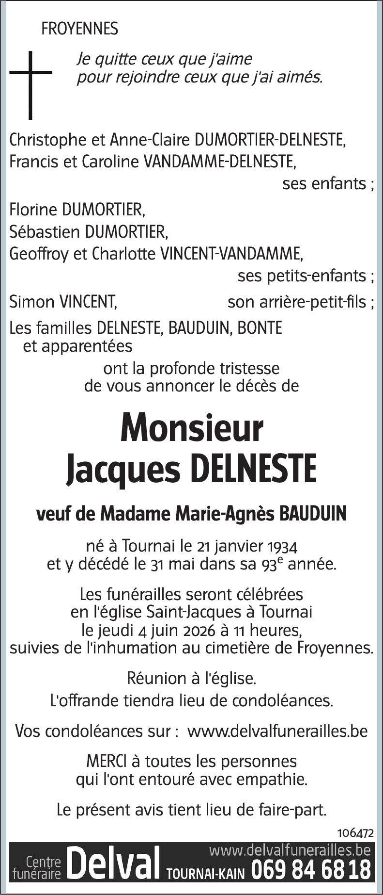 Jacques DELNESTE