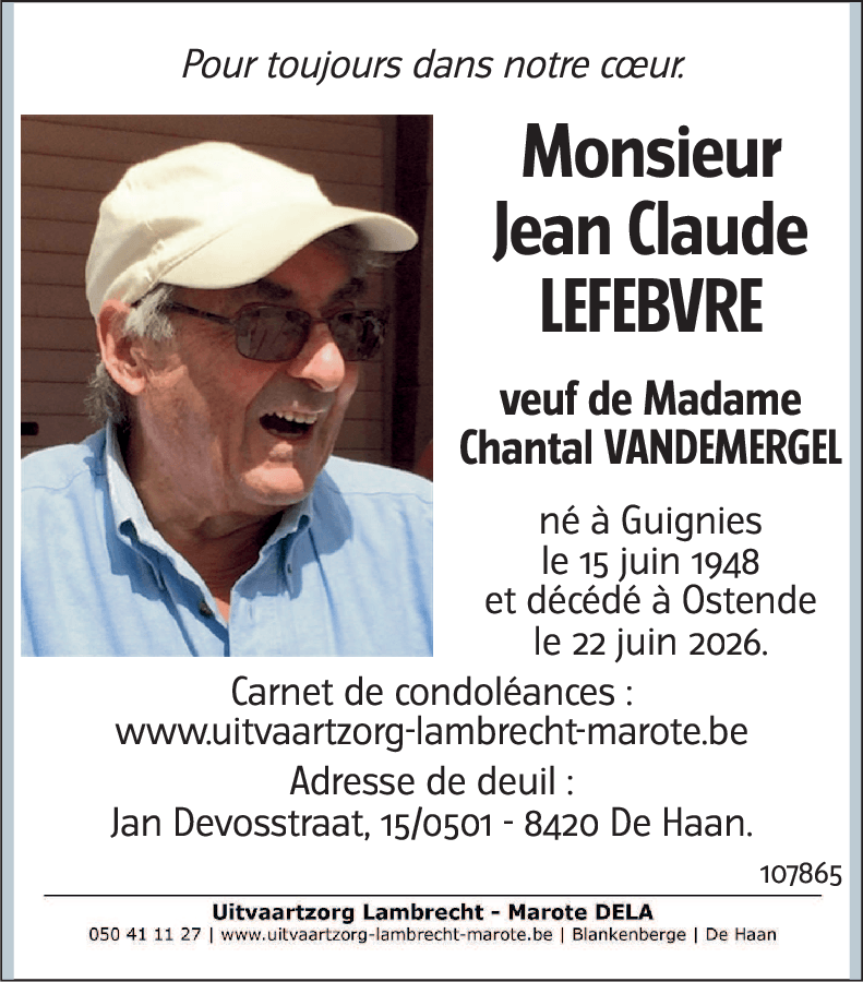 Jean Claude LEFEBVRE