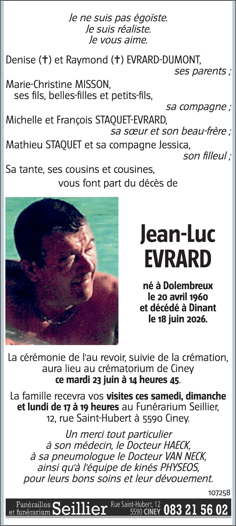Jean-Luc EVRARD