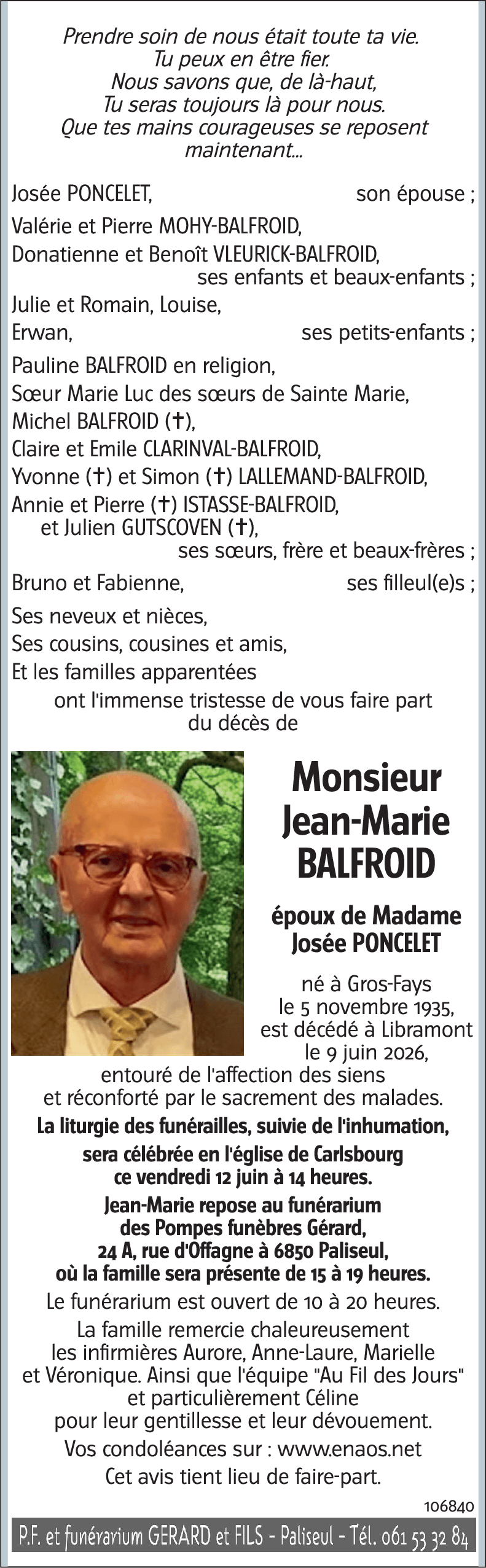 Jean-Marie BALFROID