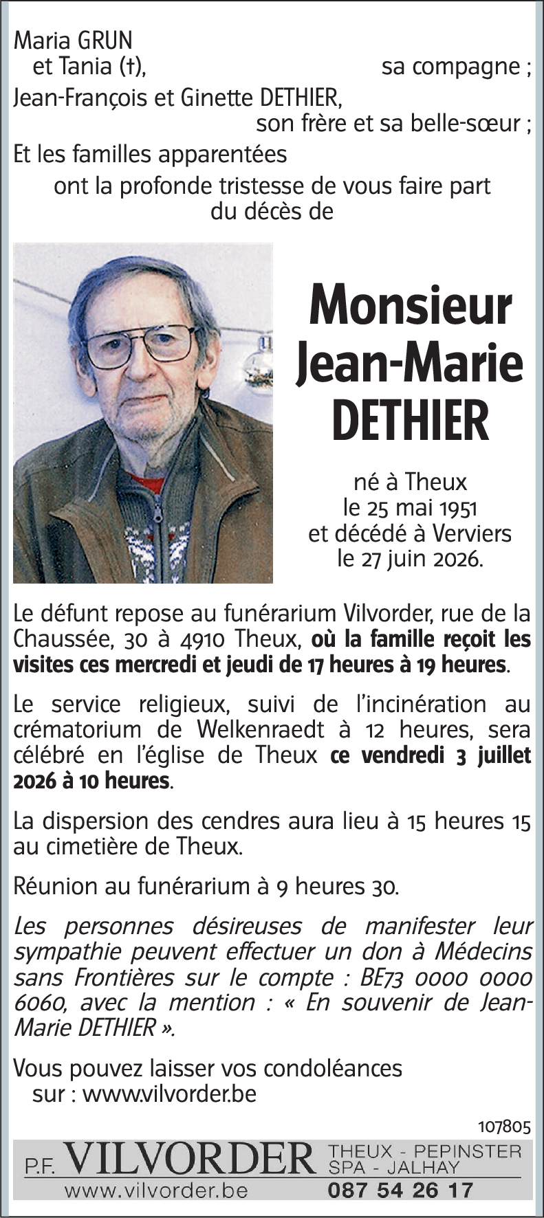 Jean-Marie DETHIER