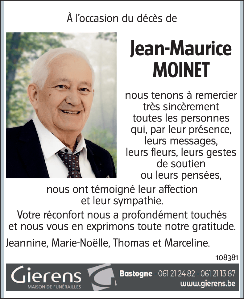 Jean-Maurice MOINET