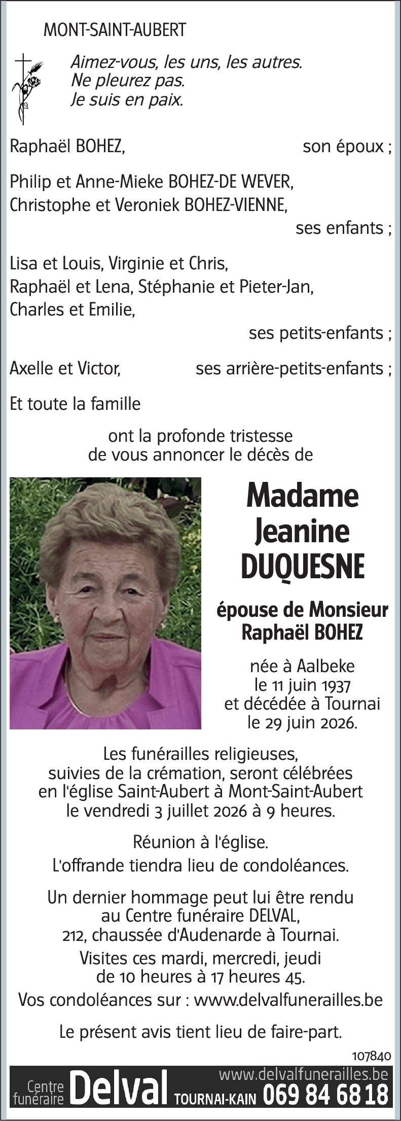 Jeanine DUQUESNE