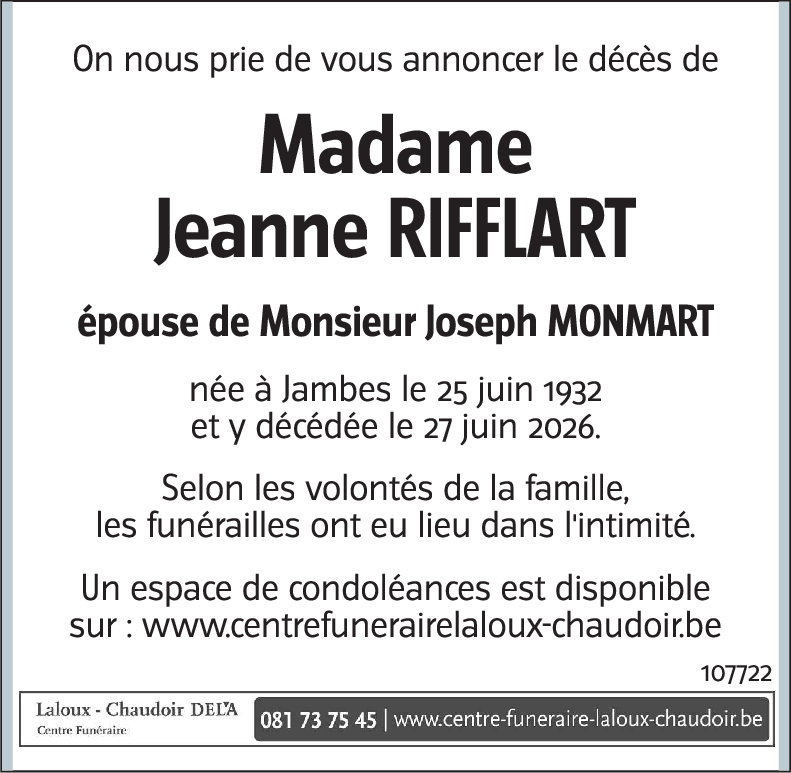 Jeanne RIFFLART