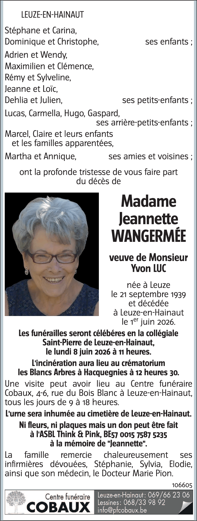 Jeannette WANGERMEE