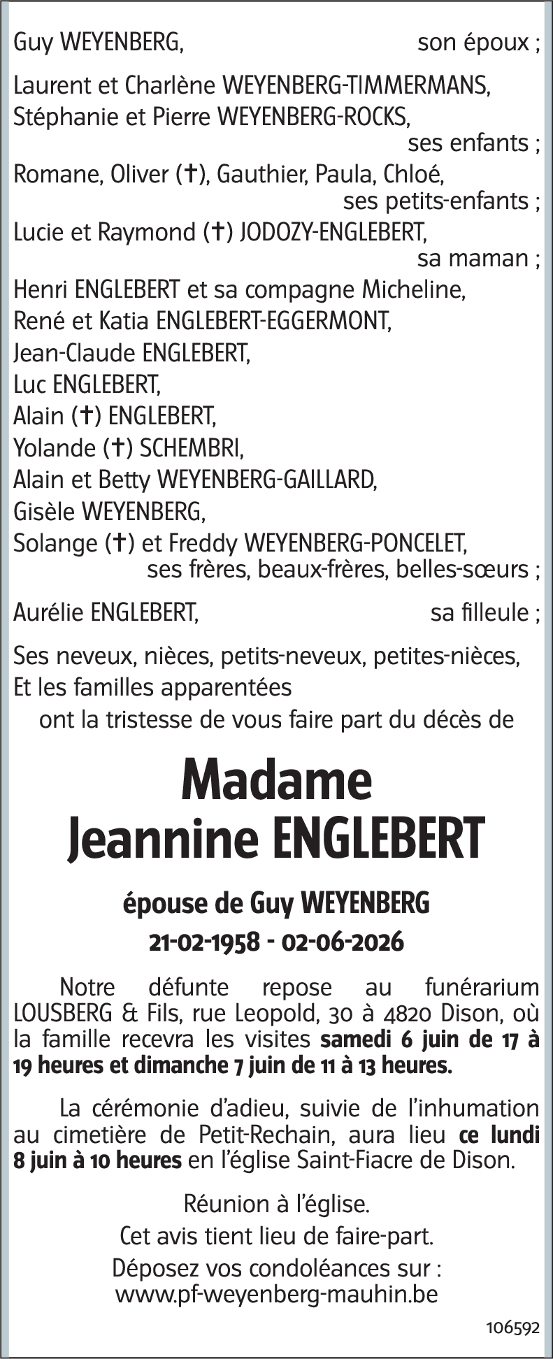 Jeannine ENGLEBERT