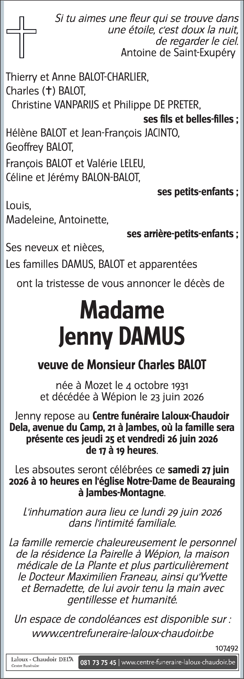 Jenny DAMUS