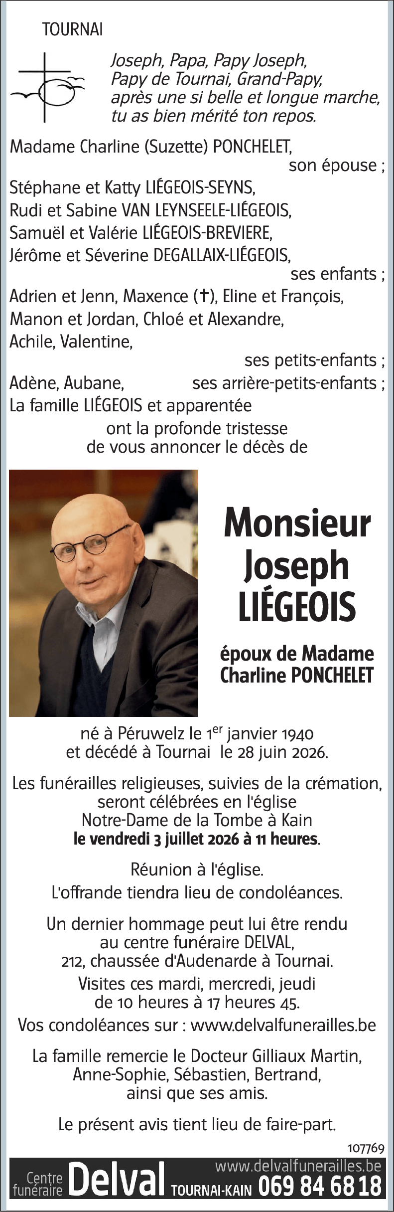 Joseph LIÉGEOIS