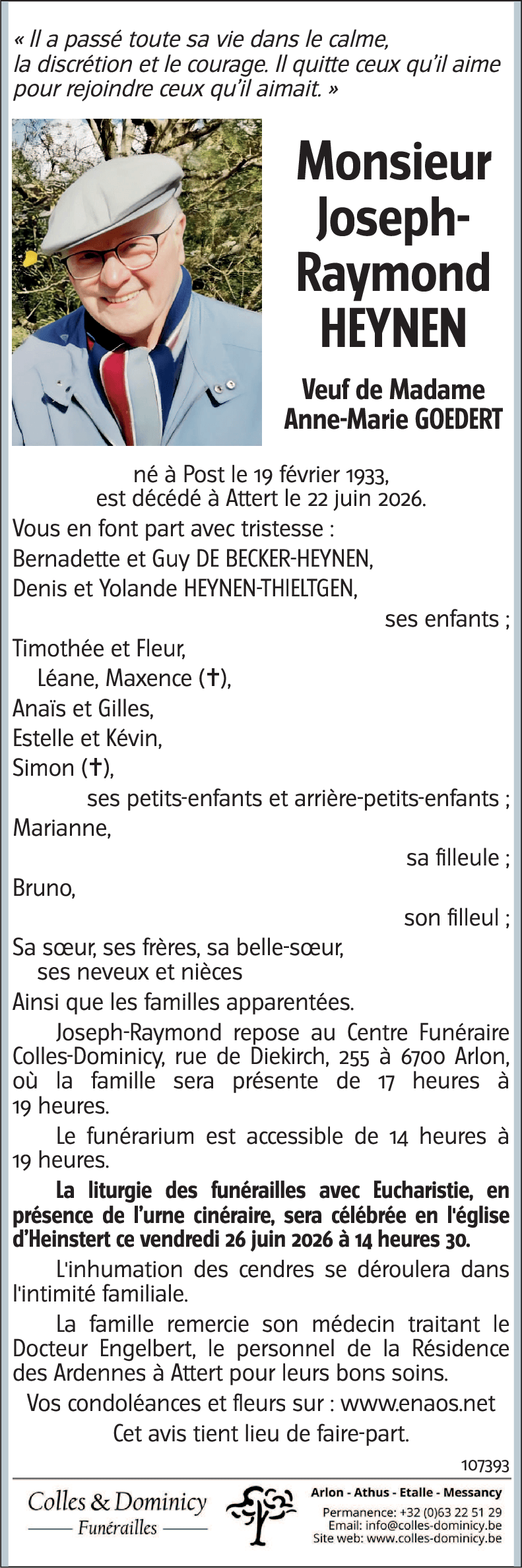 Joseph-Raymond HEYNEN