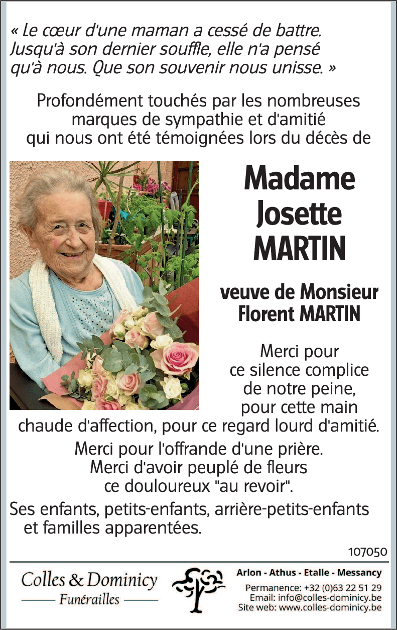 Josette MARTIN