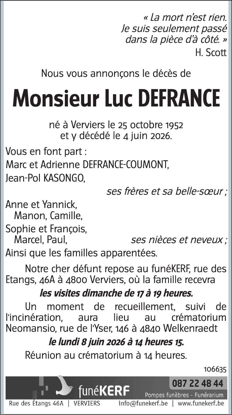 Luc DEFRANCE