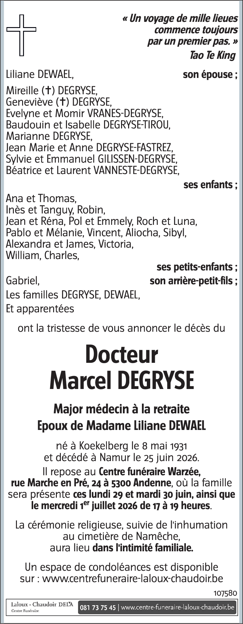 Marcel DEGRYSE
