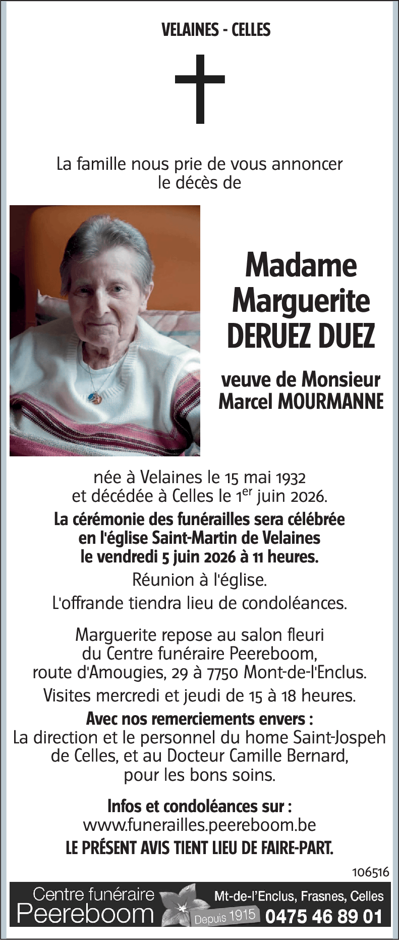 Marguerite DERUEZ DUEZ