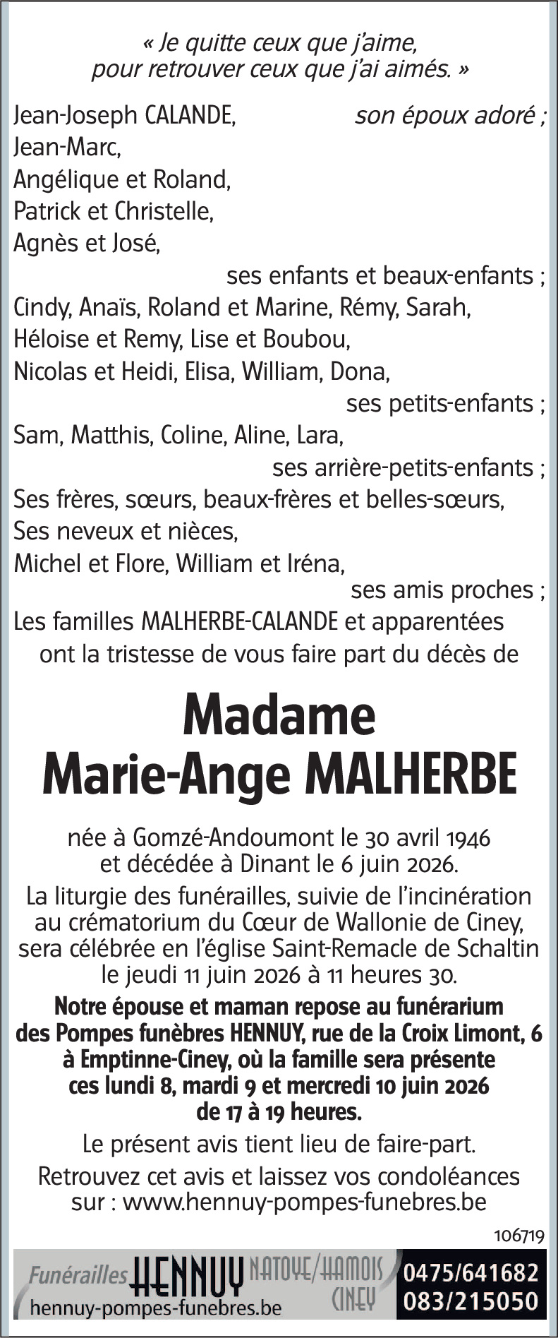 Marie-Ange MALHERBE
