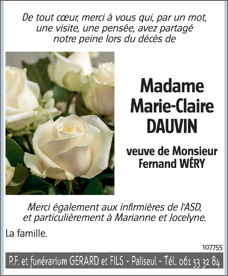 Marie-Claire DAUVIN