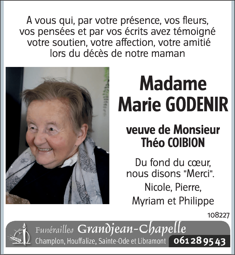Marie GODENIR