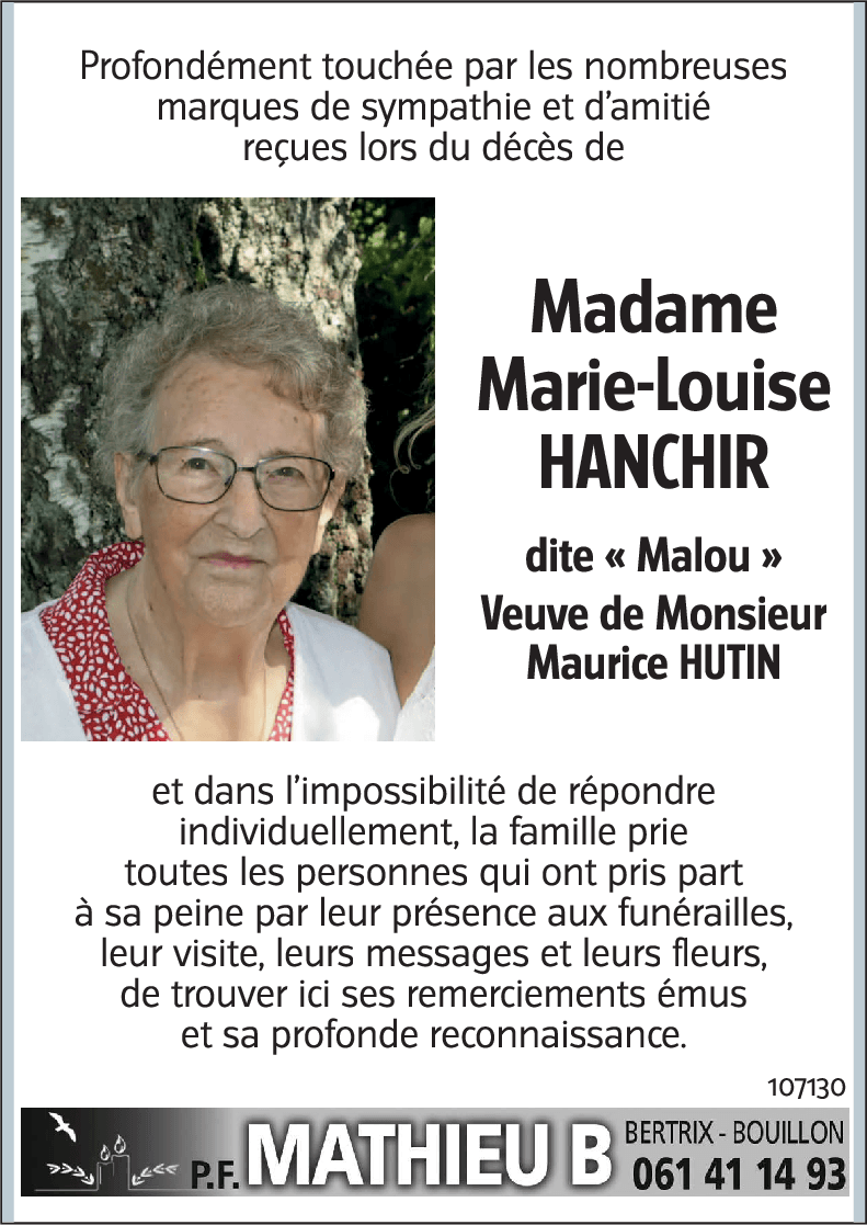 Marie-Louise HANCHIR
