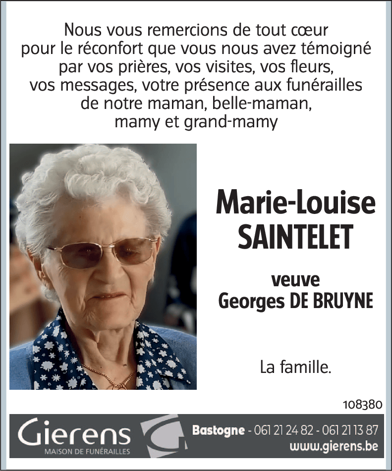 Marie-Louise SAINTELET