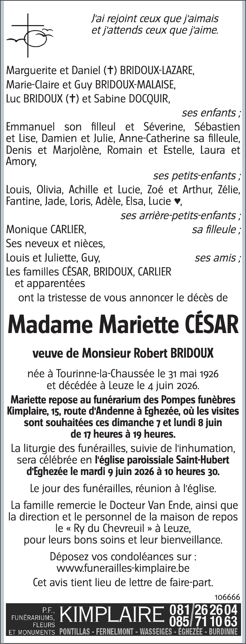 Mariette CÉSAR