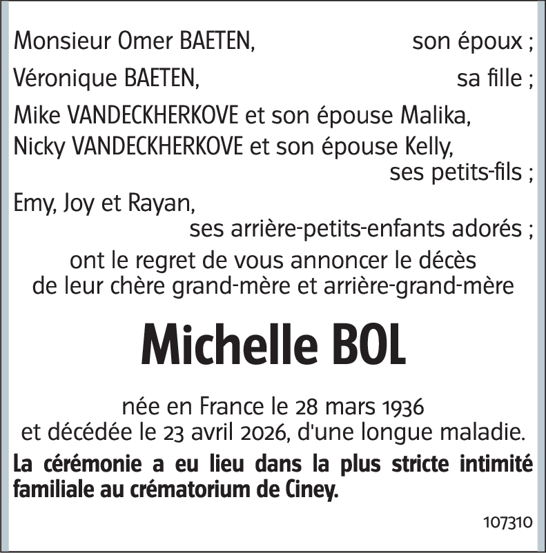Michelle BOL