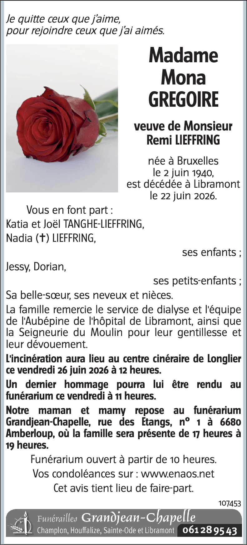 Mona GREGOIRE