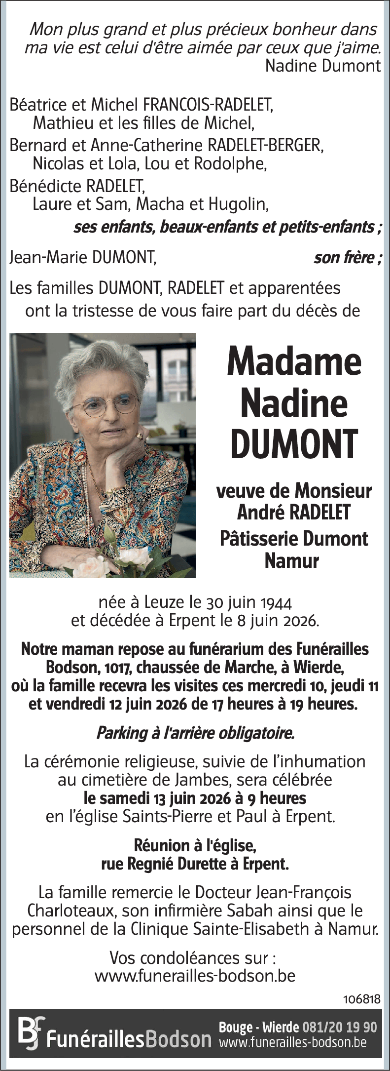 Nadine DUMONT