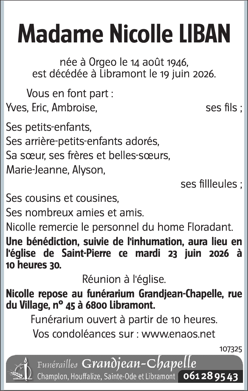 Nicolle LIBAN