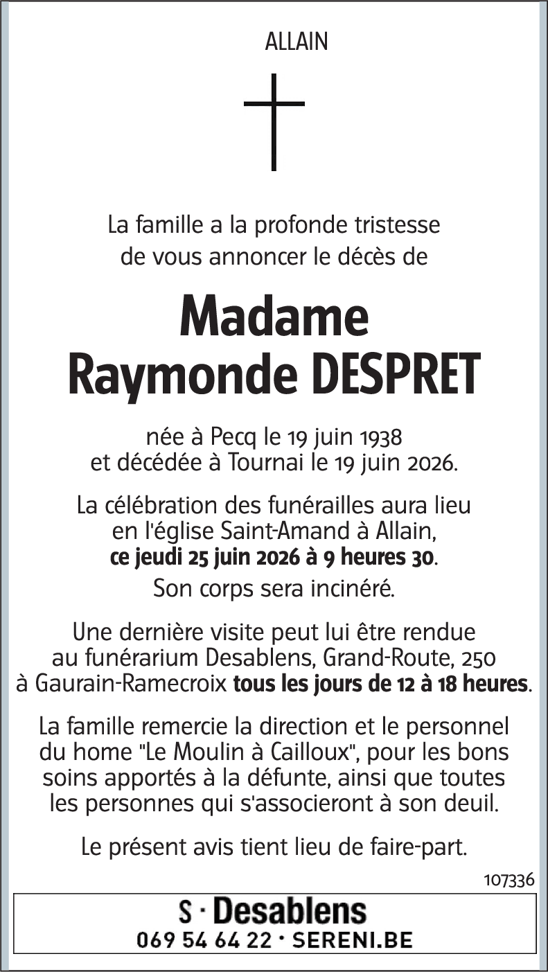 Raymonde DESPRET
