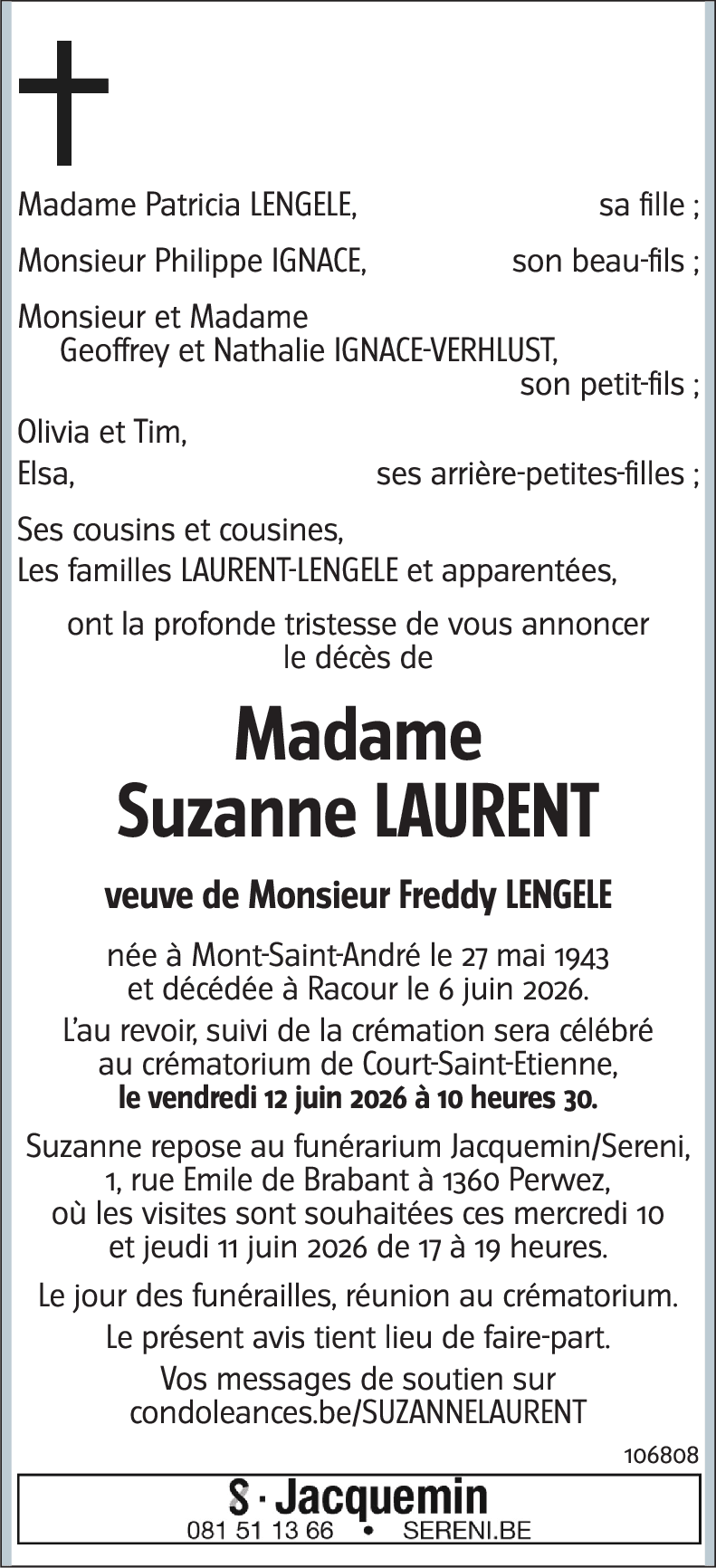 Suzanne LAURENT