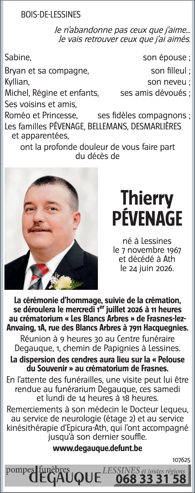 Thierry PÉVENAGE