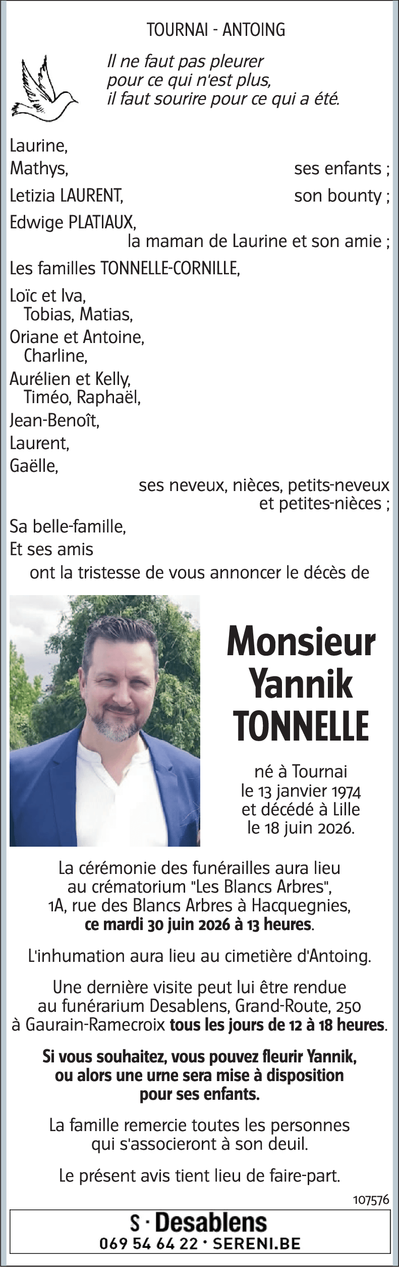 Yannik TONNELLE