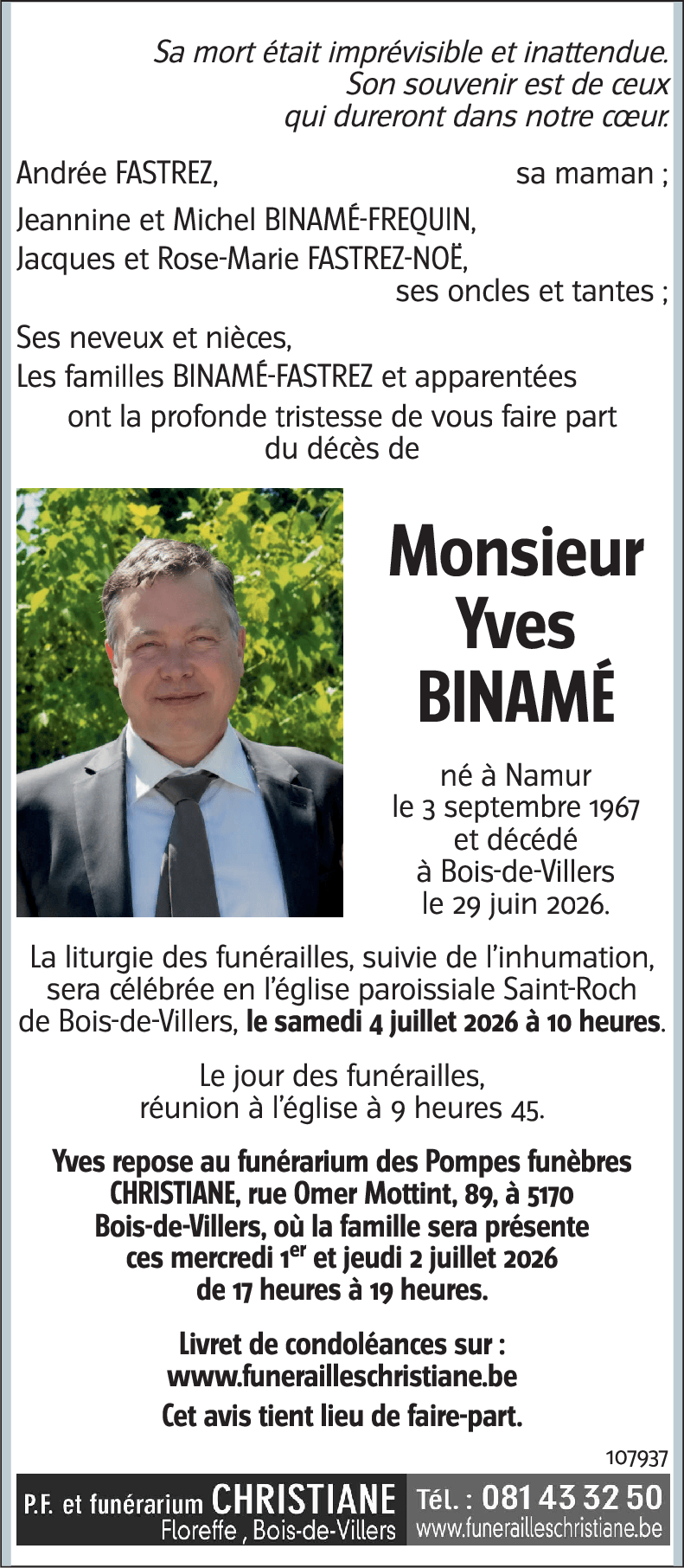 Yves BINAMÉ