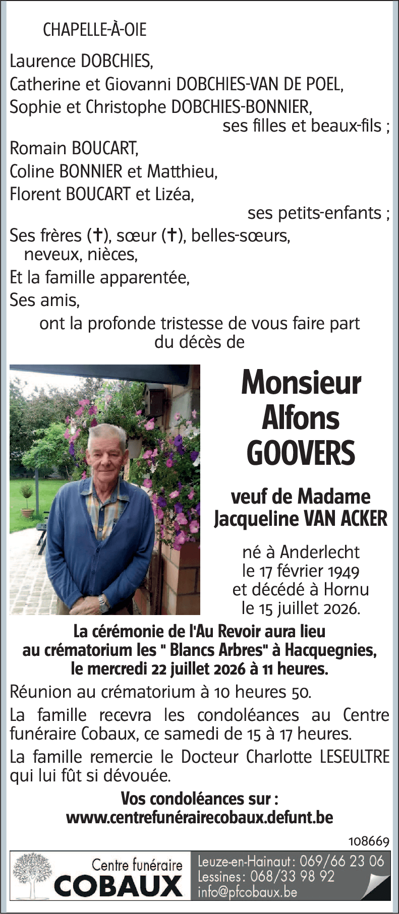 Alfons GOOVERS