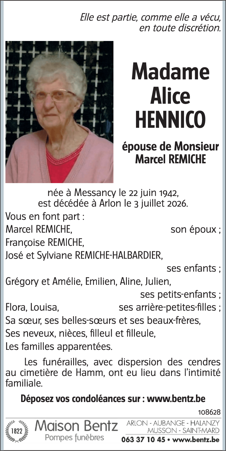Alice HENNICO