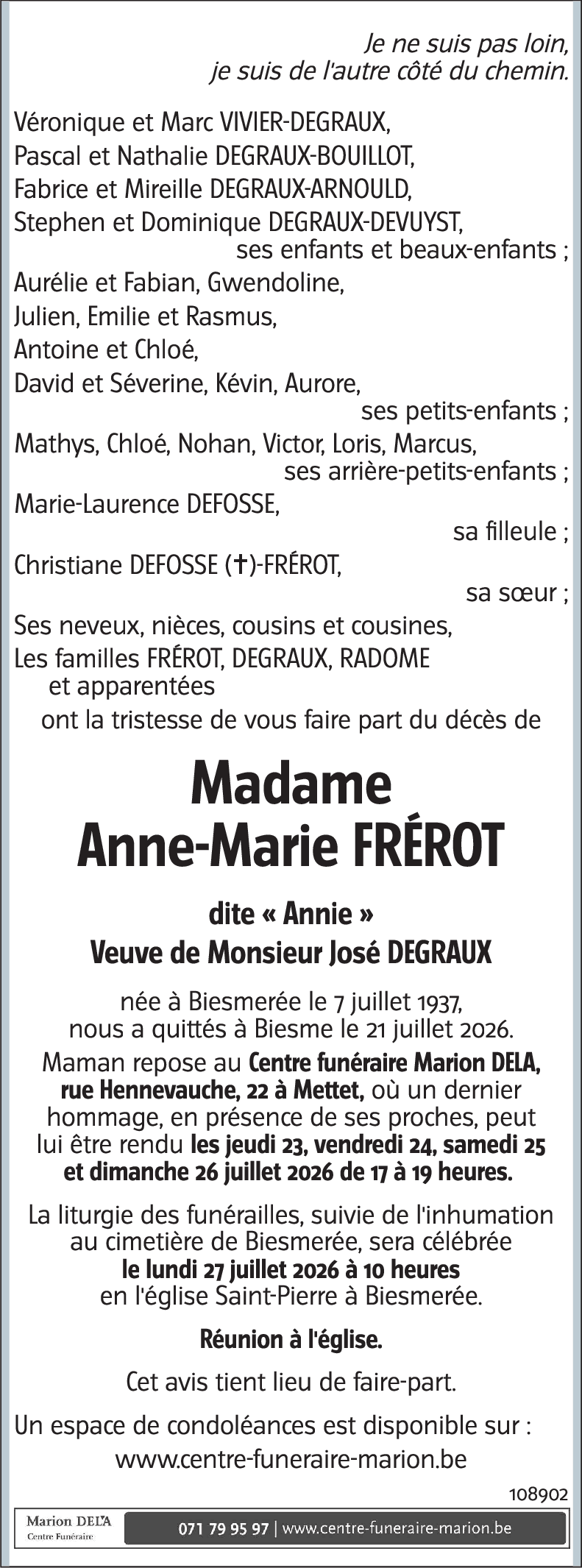 Anne-Marie FRÉROT