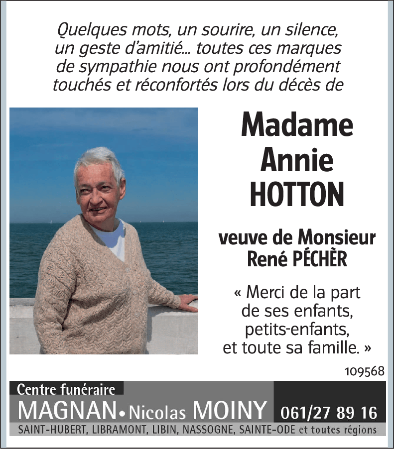 Annie HOTTON