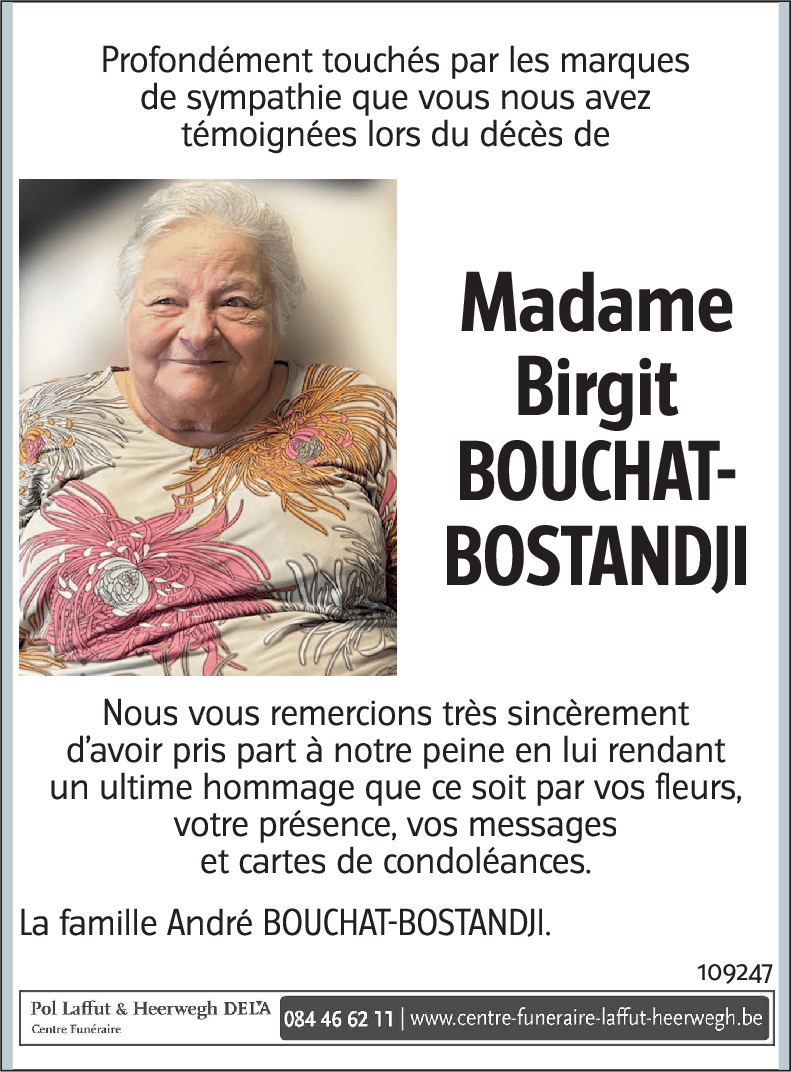 Birgit BOUCHAT-BOSTANDJI