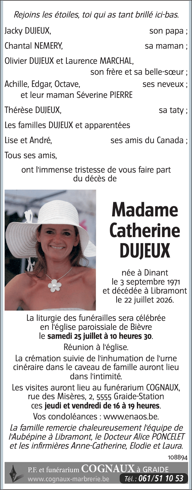 Catherine DUJEUX