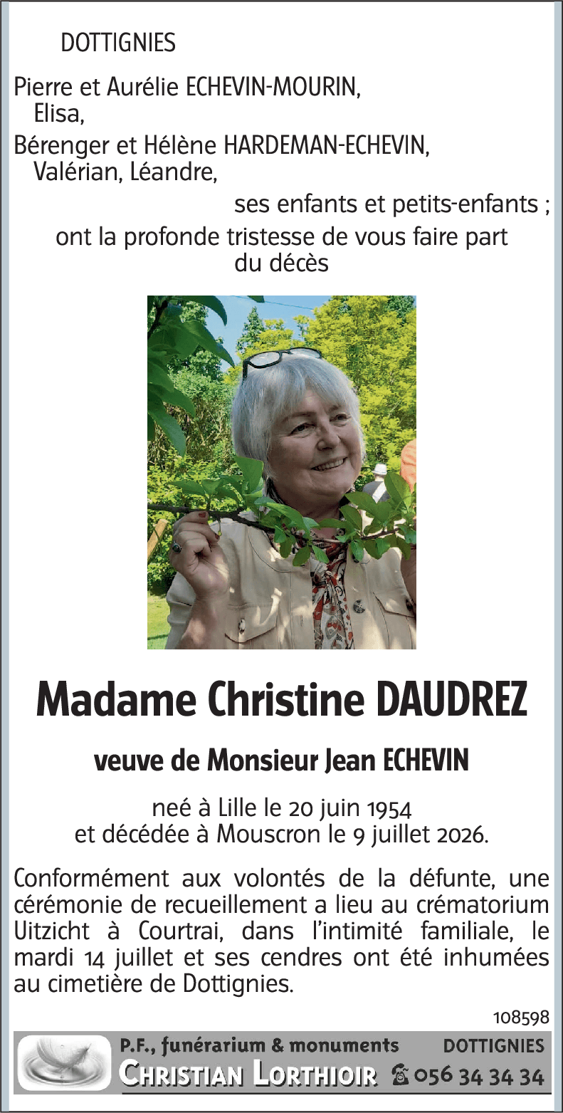 Christine DAUDREZ