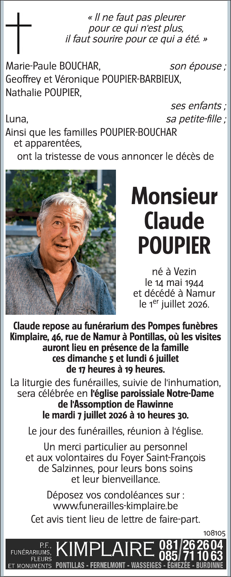 Claude POUPIER