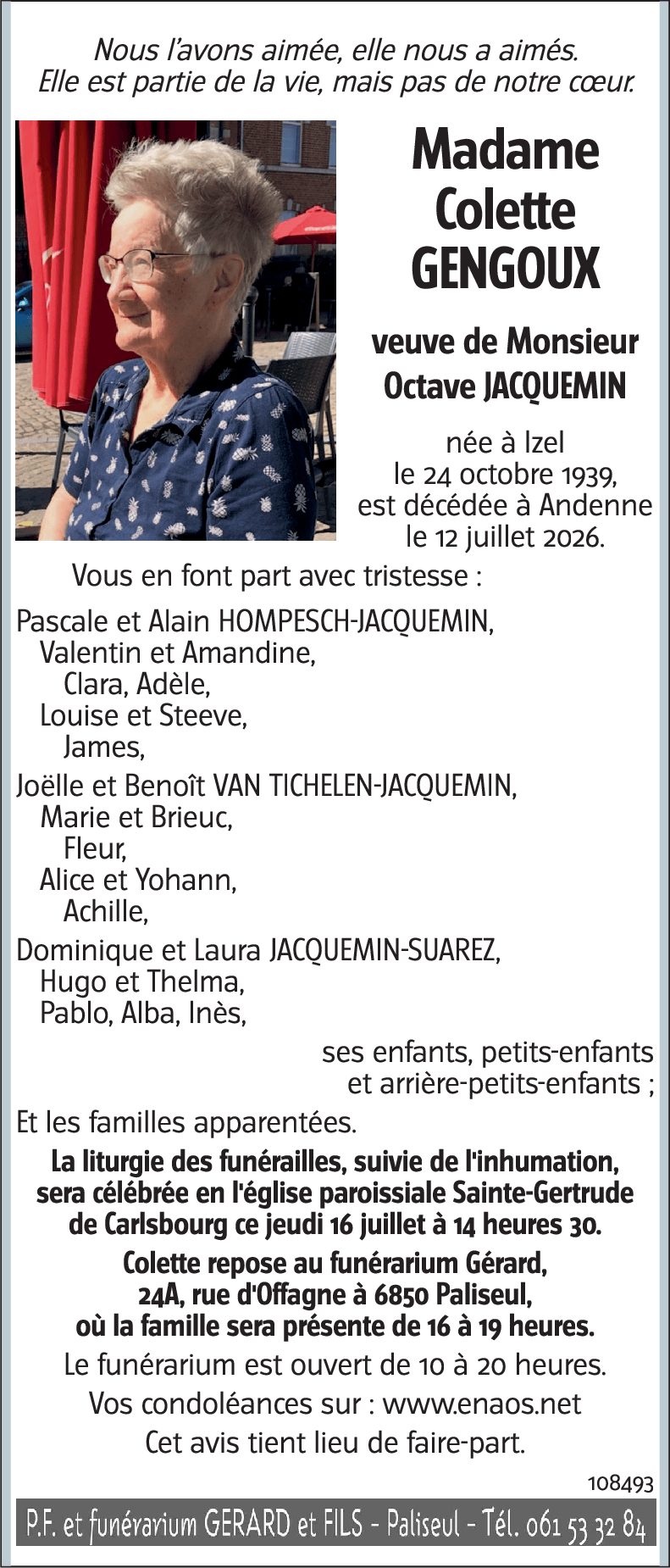 Colette GENGOUX