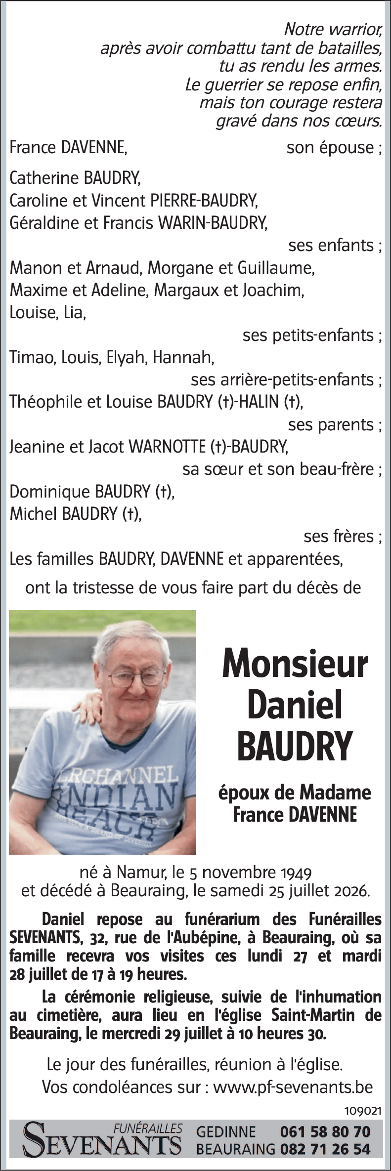 Daniel BAUDRY