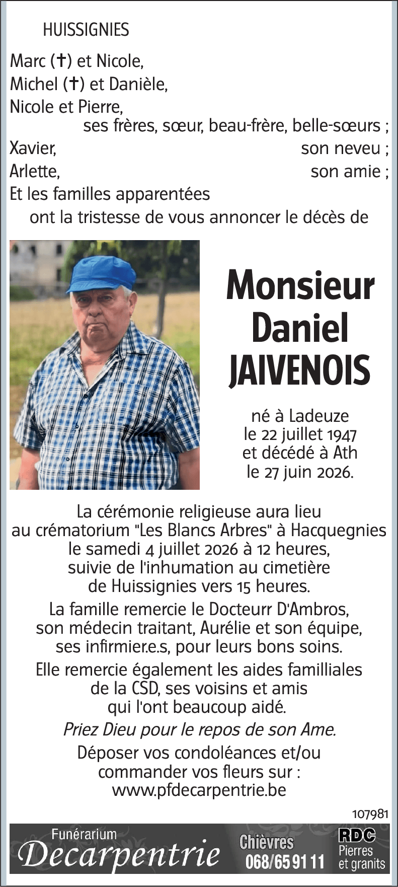 Daniel JAIVENOIS