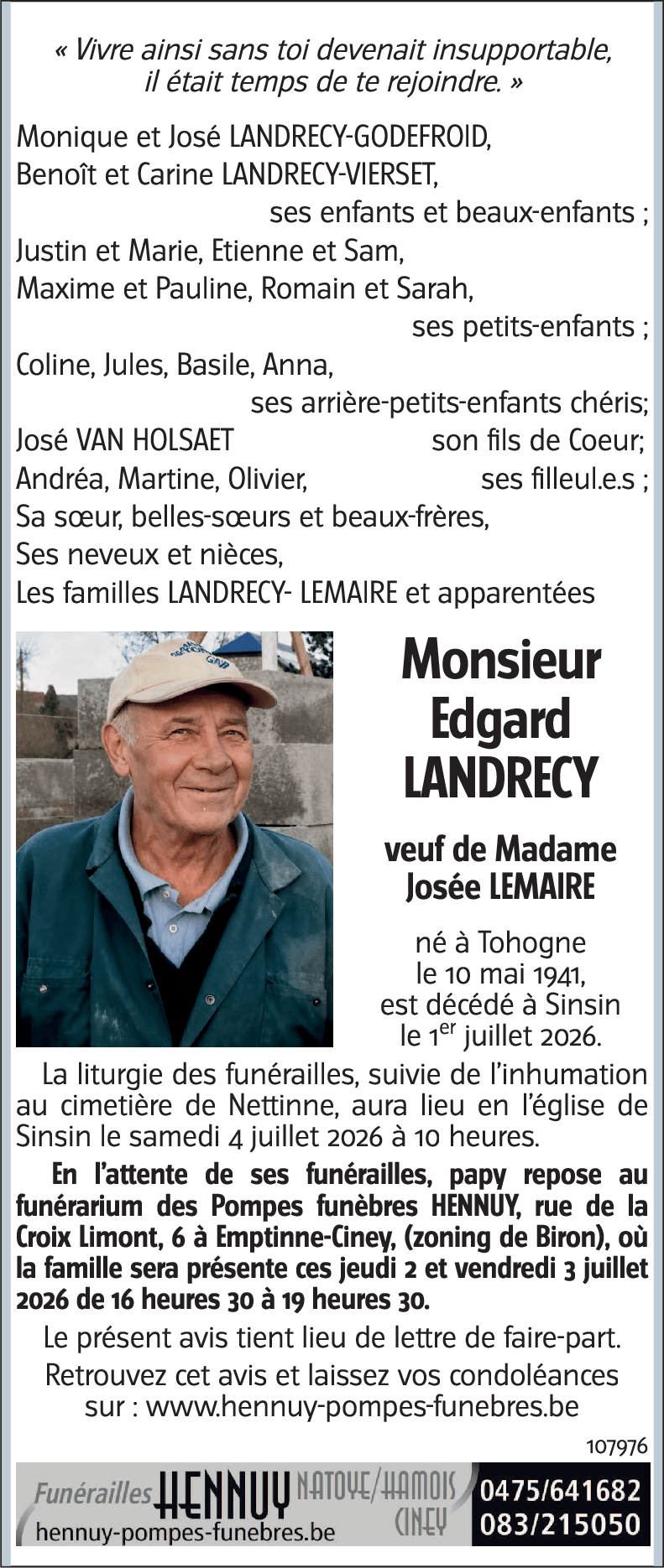Edgard LANDRECY