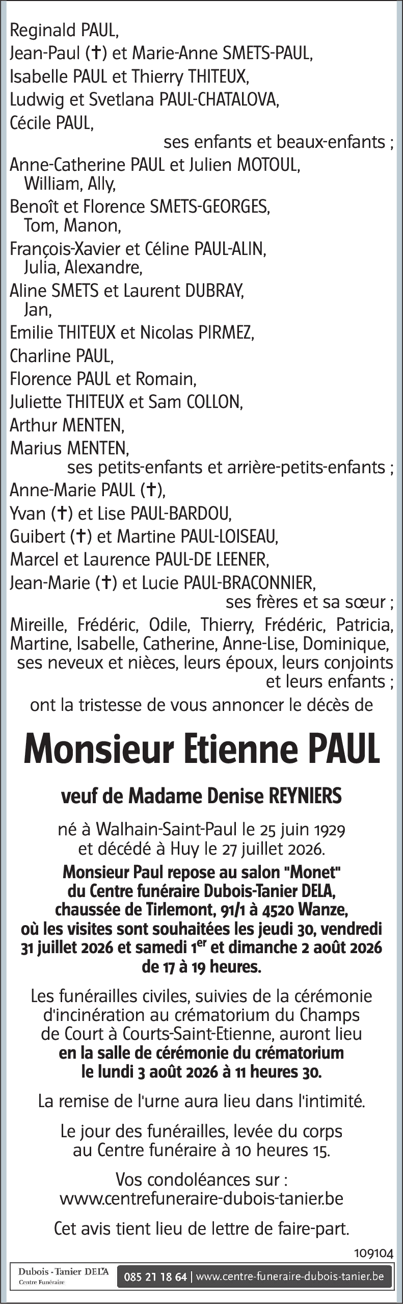 Etienne PAUL